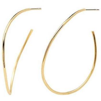 P D PAOLA - Pendientes NIKO GOLD - Plata de Ley 925 bañada en Oro de 18k - Joyas para Mujer