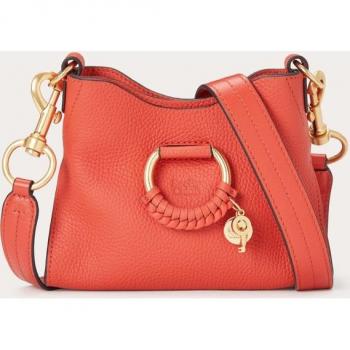 See By Chloé - Bandolera Joan de piel en color naranja