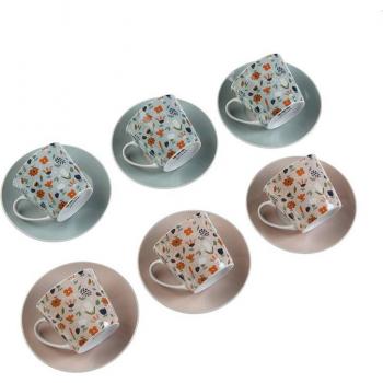 SET 6 TAZAS DE TE JACINTA - Accesorios de Mantelería - Porcelana