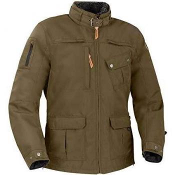 Bering Chaqueta moto Segura JEFFERSON Kaki, Kaki, S