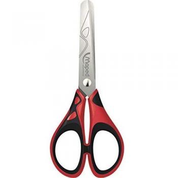 Maped 464410 Essential 13 cm Suave Tijeras con marcas centímetros, 1 unidad, colores surtidos