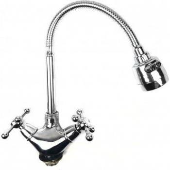 Grifo Bidireccional con Tubo Articulado y Selector de Chorro de Agua