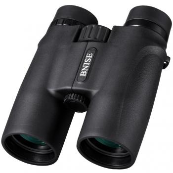 BNISE 10x42 Prismáticos, Portátil con cubierta de aleación de magnesio, Prisma óptico BAK4 Telescopio, Luminoso y puede Capturar imágenes Originales, Detalles Claros