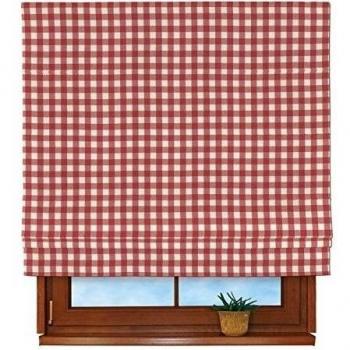 FRANC de tela Padva 340-136-16 estor 100 x 170 cm rojo/crudo
