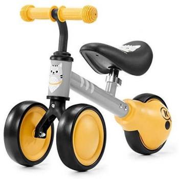Kinderkraft Bicicleta sin Pedales CUTIE, Triciclo, Ajustable, Ligera, Miel