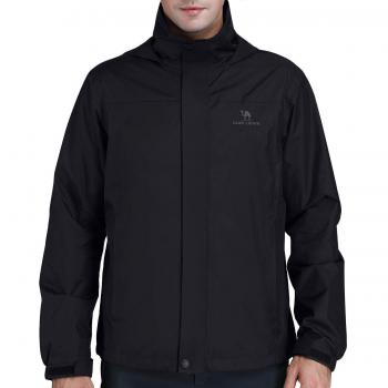 CAMEL CROWN Chaqueta Impermeable Hombres con Capucha Transpirables Chaquetas de Esquí Lluvia Nieve Abrigo al Aire Libre Softshell para Snowboard Acampar Senderismo Caminar Causal Viajar