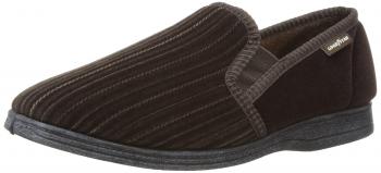 Goodyear Calder - Zapatillas de casa de sintético hombre, color marrón, talla 39.5