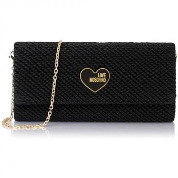 Love Moschino Black Eco-Leather Handbag JC4142PP1LLN100A for Women