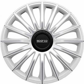 Tapacubos Sparco Treviso 15 pulgadas plateados - Set de 4 piezas