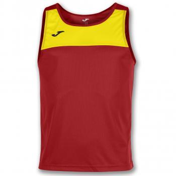 Joma Race Camisetas Caballero, Hombre, Rojo-Amarillo, L