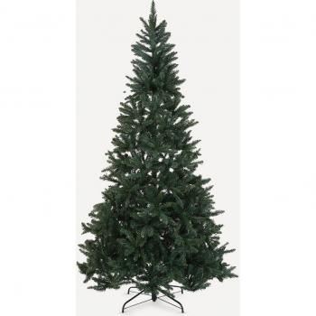 Árbol de Navidad de suelo San Martín con luces LED y decoración incluida