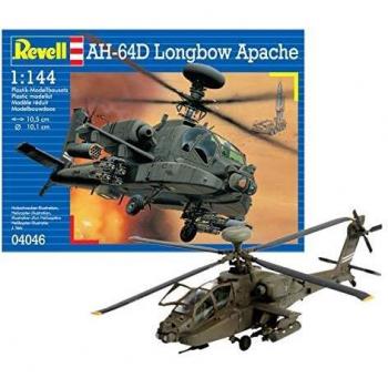Revell-AH-64D Longbow Apache Helicopter, Kit de Modelo, Escala 1:144