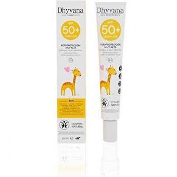 Dhyvana Filtro Solar Spf50Plus. Infantil. 100% Mineral Y Natural