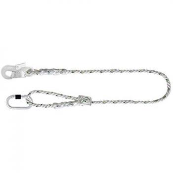 Cuerda de Seguridad para Posicionamiento con Ajustador y 2 Mosquetones - Cofan