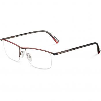 Etnia Barcelona Tesla BKRD Men's Eyeglasses Black Size 55 - Frame Only, Blue Light Block Available