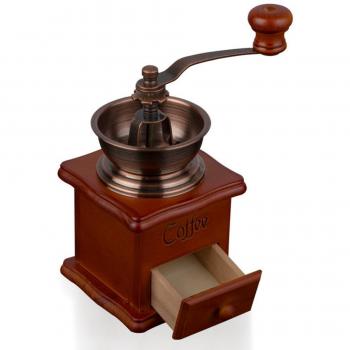 Retro Madera granos de café mano molinillo molinillo de familia Mini