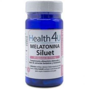 H4U Melatonina Siluet 30 cápsulas - Suplemento natural para conciliar el sueño y mejorar la calidad del descanso