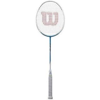 Wilson Fierce C1700 Raqueta de bádminton, Unisex, Grosor de empuñadura: 4, Blanco/Azul