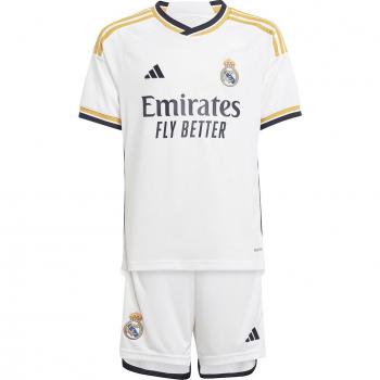 adidas - Conjunto de niños 1ª equipación Real Madrid CF 2023-2024