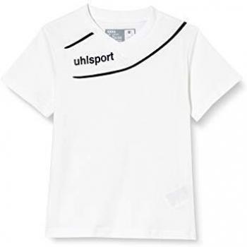 uhlsport Stream 3.0 Camiseta, Hombre, Blanco/Azul Marino, L