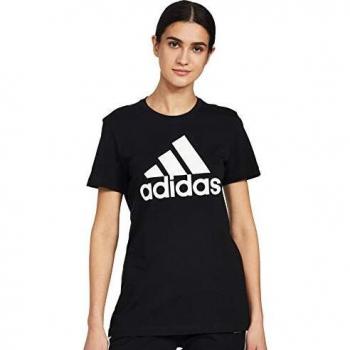 adidas W Bos Co tee T-Shirt, Mujer, Black, XS