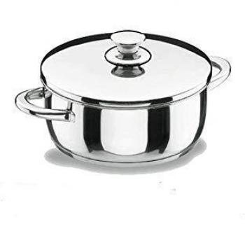 talox Olla Acero INOX 18/8 C/Tapa 20 X 13 CM - 4,0 LTS