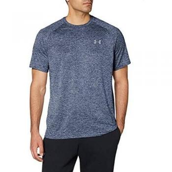 Under Armour Men's Tech 2.0 Short Sleeve T-Shirt - Academy/Steel, Size: Large