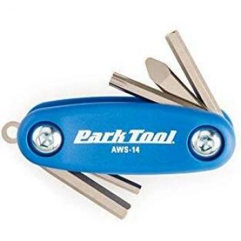 ParkTool Parque Herramientas AWS-14 Allen Plegables Mini/Juego de Destornilladores