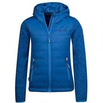 Trollkids Chaqueta para Niños Skabu Hybrid Polar, Color Azul Medio Talla 2 años