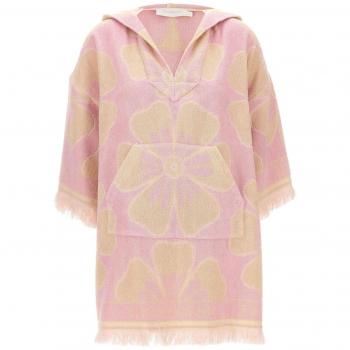 Zimmermann Women's Logo Towelling Mini Dress in Pink