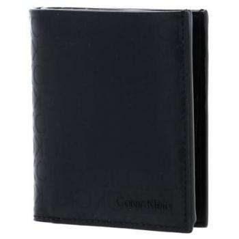 Cartera Calvin Klein Daily Tech Trifold 6cc masculina negra con Magcoin