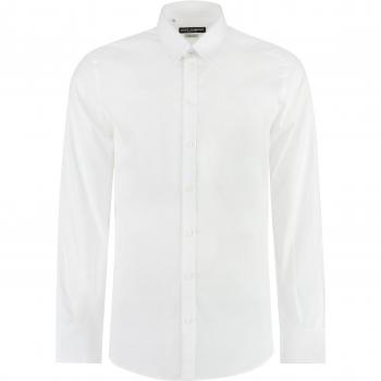Dolce & Gabbana Men's Cotton Shirt - White, Size 43 (3XL), G5EJ0TGG826, Color W0800