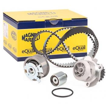 Bomba de agua y kit de correa de distribución MAGNETI MARELLI 132011160048