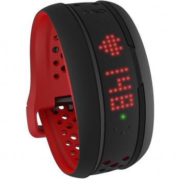 Medisana Mio FUSE Crimson - Monitor de actividad Inalámbrico, colo negro/rojo, talla L