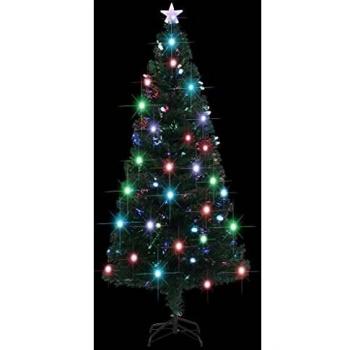 vidaXL Árbol de Navidad artificial con soporte LED, árbol de Navidad, árbol de Navidad, árbol de Navidad, 180 cm, 220 ramas