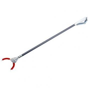Pinza de Desechos Flora 90 cm, Mango de Metal con Puntas Abiertas