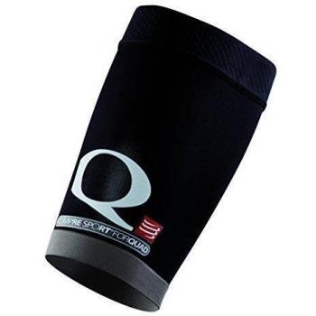 Compressport Quad - Muslera unisex, color negro, talla 4