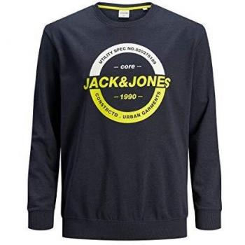 Jack & Jones Jcostrong Sweat Crew Neck PS suéter, Azul