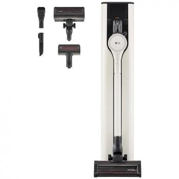 Aspirador escoba LG CordZero™ All-in-One A9T, 260W, Auto-svuotamento, 60 min de autonomía, 2 cepillos + 2 accesorios, Wi-Fi, Beige