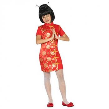 Disfraz de China para niña - BB Carnival-Disfraz para Niños China Rojo 3-4 Años