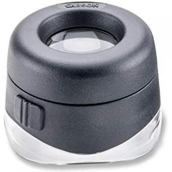 Farol Carson Optical Versaloupe 10x con Iluminación LED y Enfoque Ajustable