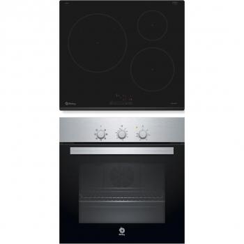 Balay Conjunto de horno multifunción + Placa de inducción 3HI833XP