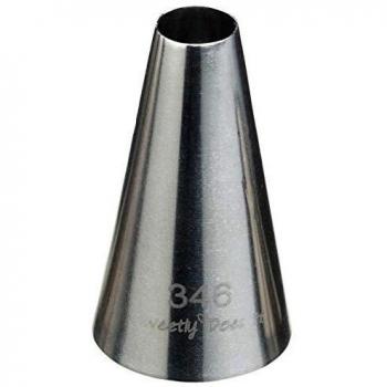 Kitchencraft Boquilla Grande con Forma Redonda, Acero Inoxidable, Plateado, 6.7x3.4x11.2 cm