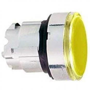 Schneider Electric ZB4BW353 Cabeza de Pulsador Iluminado Diámetro 22, Amarillo