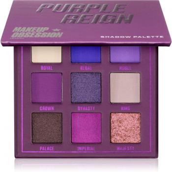 Makeup Obsession - Paleta de sombras Purple Reign, Mini Palette Paleta De Sombras De Ojos Tono Purple Reign 0,38 G