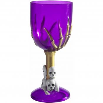Smiffy 's 48321 gótico Copa de vino, morado, talla única
