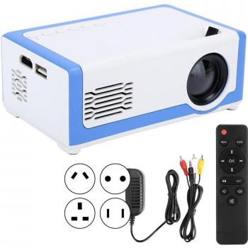 Mini proyector LED M1 1080P, alta definición, reproductor de medios de cine en casa portátil 100-240V