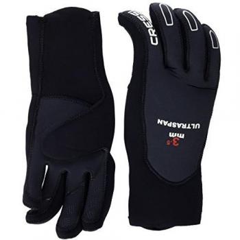 Cressi Ultraspan 3.5 mm Neoprene Guantes, Unisex, Negro, L