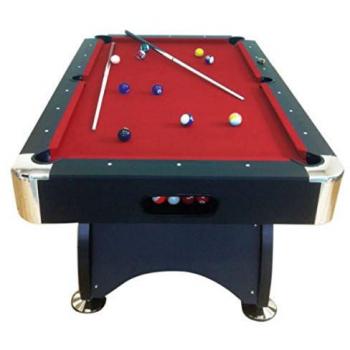 MESA DE BILLAR 7ft CON PAÑO ROJO ACCESORIOS PARA CARAMBOLA INCLUIDOS | “Junkies Red”