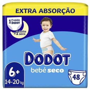 DODOT Bebé Seco Extra Jumbo Pack Talla 6 (48 uds) - Pañales Dodot bebé-seco T6+ (14-20 kg.) 48 ud